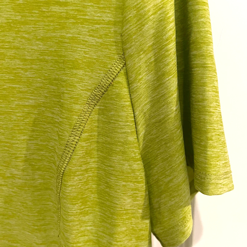 Duluth Trading Co Women’s Green Short Sleeve Side Zip Pocket Shirt Size Large - Picture 4 of 6